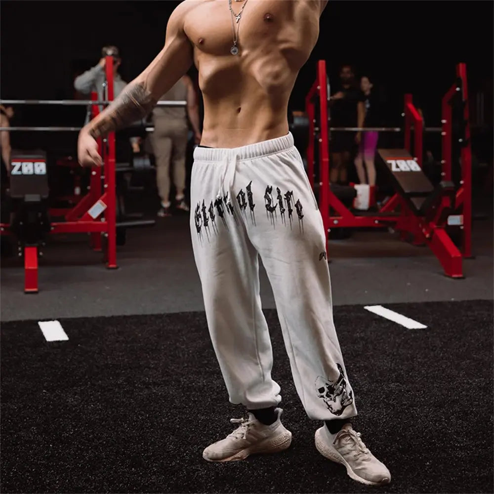 Loose Fit Print Sweatpants